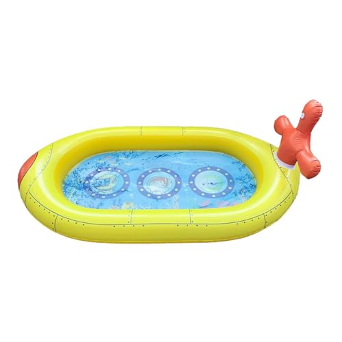 Aufblasbares Schwimmbad | 71 x 39 x 21 Zoll Außenpool mit Wasserbrunnen, Sommerspielzeug - Verdickter Swimmingpool für Kleinkind-Kindergarten-Hinterhof-Mädchen von Generisch