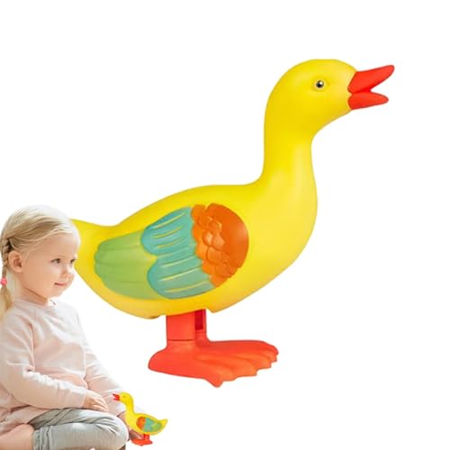 Aufzieh-Ente,Aufzieh-GEH-Ente,Frühlings-Aufzieh-Ente für Kinder | Kreatives Aufzieh-Entenspielzeug, stimulierendes springendes Frühlings-Entenspielzeug für Kinder von Generisch