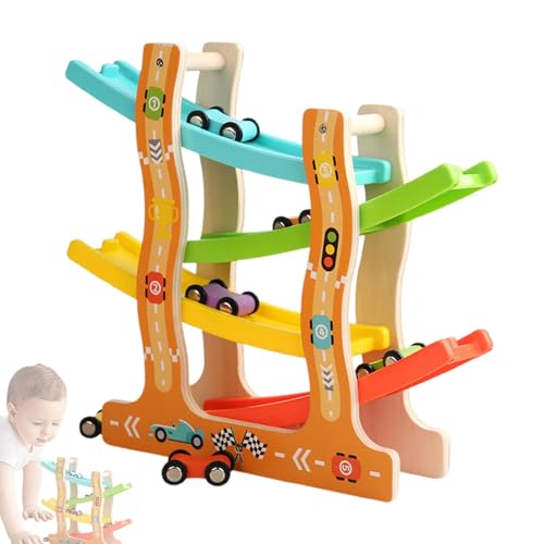 Autorampenspielzeug, Autorampenspielzeug für Kinder,Ramp Racer-Set | Rennstreckenauto, Gleitautospielzeug, Motorik-Rennstrecken für Kinder, entwickeln kognitive Fähigkeiten von Generisch