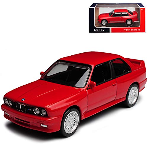 B*M*W 3er E30 M3 Coupe Sport Evolution Rot 1982-1994 1/43 Norev Modell Auto von Generisch