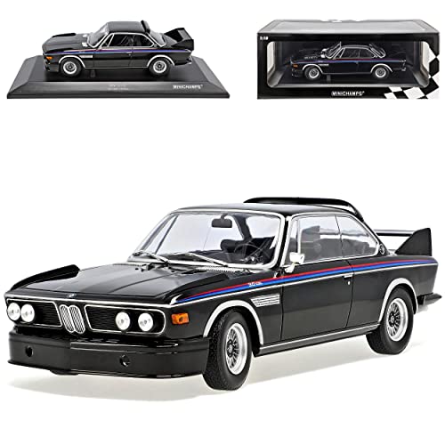 Generisch B-M-W E9 3.0 CSL Coupe Schwarz 1968-1975 1/18 Minichamps Modell Auto von Generisch