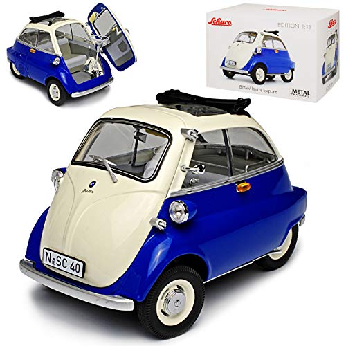 B-M-W Isetta Blau Weiss 1955-1962 1/18 Schuco Modell Auto Modell Auto von Generisch