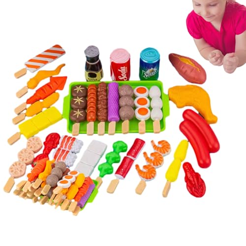 BBQ Toy Set - Barbecue Treat Play Set | Cooking Playset Outdoor -Spielzeug, BBQ Grill Toy Food, Interaktives Spielzeug Gefälschte Lebensmittelzubehör Für Kinder Accessoires Campingspielzeug Geburt BBQ Toy Set - Barbecue Treat Play Set | Cooking Playset Outdoor -Spielzeug, BBQ Grill Toy Food, Interaktives Spielzeug Gefälschte Lebensmittelzubehör Für Kinder Accessoires Campingspielzeug Geburt von Generisch
