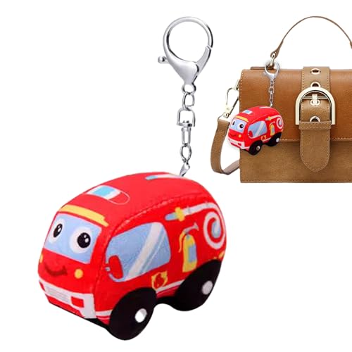 Baby Feuerwehrauto Stofftier Schlüsselanhänger - Plüschanhänger Weiches Lernspielzeug | Plüsch Schlüsselanhänger | Feuerwehr Auto Plüsch Anhänger Schlüsselband | Feuerwehrauto Puppe Für Kinderwagen Baby Feuerwehrauto Stofftier Schlüsselanhänger - Plüschanhänger Weiches Lernspielzeug | Plüsch Schlüsselanhänger | Feuerwehr Auto Plüsch Anhänger Schlüsselband | Feuerwehrauto Puppe Für Kinderwagen von Generisch
