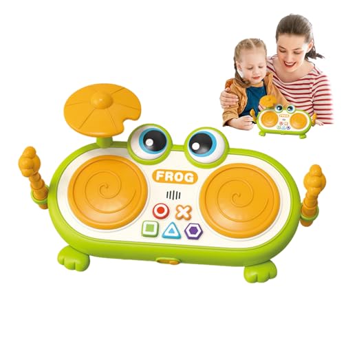 Baby Musikspielzeug - Musikinstrumente Für Kleinkinder,Schlaginstrumente Mit Lichteffekten Für Und Kinder, Froschdesign Für Trommelspiele Baby Musikspielzeug - Musikinstrumente Für Kleinkinder,Schlaginstrumente Mit Lichteffekten Für Und Kinder, Froschdesign Für Trommelspiele von Generisch