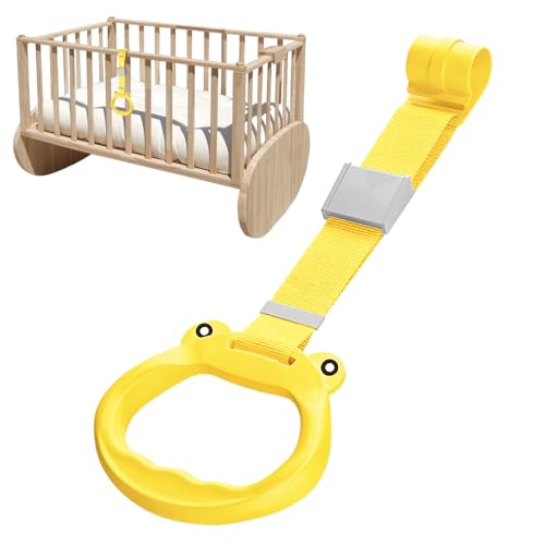 Baby Pull-Up Rings, Cot Grip Rings, Ergonomic Design Balance Practice Cruising with 7.48x3.15 Inches, Motor Skill Development for Boys and Girls, Playroom, Home, Living Room Baby Pull-Up Rings, Cot Grip Rings, Ergonomic Design Balance Practice Cruising with 7.48x3.15 Inches, Motor Skill Development for Boys and Girls, Playroom, Home, Living Room von Generisch