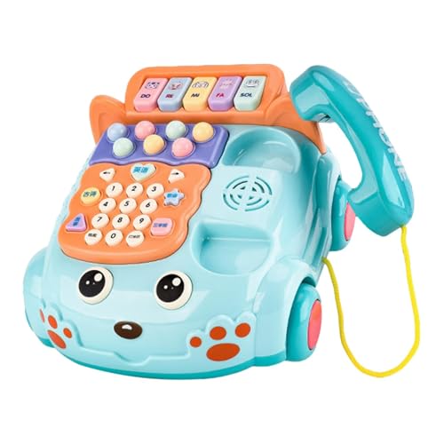 Baby Telefon Spielzeug, Babyspielzeug Für Ab 12-18 Monate, Kinderspielzeug Telefon Mit Licht Ton Musikspielzeug Activity Center Auto Telefon Kinderspielzeug Ab 1 2 3 Jahre Mädchen Junge von Generisch