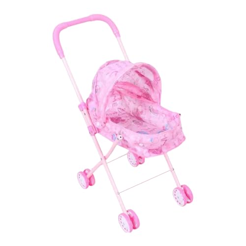 Babypuppenwagen - 17,32 Zoll Babypuppenträger Kinderwagen, Faltpropessspielzeug, Vor, Spieler des Spiels Mit Baldachin | Mädchen Spielen Hausspielzeug Für Kinder Mädchen Home Travel Party Gebur Babypuppenwagen - 17,32 Zoll Babypuppenträger Kinderwagen, Faltpropessspielzeug, Vor, Spieler des Spiels Mit Baldachin | Mädchen Spielen Hausspielzeug Für Kinder Mädchen Home Travel Party Gebur von Generisch