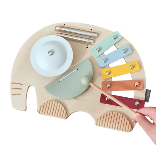 Babyspielzeug Musikinstrumente | Baby Musikalisches Elefantenspielset | Xylophon Sensorisches Vorschullernen Eltern-Kind Interaktion Für Reise Und Zuhause Babyspielzeug Musikinstrumente | Baby Musikalisches Elefantenspielset | Xylophon Sensorisches Vorschullernen Eltern-Kind Interaktion Für Reise Und Zuhause von Generisch