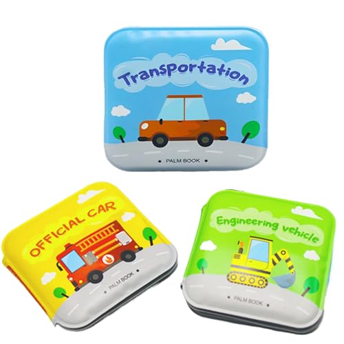 Badebücher-Set für Kinder | Kinder Lernen Badespielzeug,Wasserdichtes Badebuch zum Thema Transport | 3X buntes Lernspielzeug, lustiges Badewannenspielzeug für Geburtstag, Weihnachten, Neujahr Badebücher-Set für Kinder | Kinder Lernen Badespielzeug,Wasserdichtes Badebuch zum Thema Transport | 3X buntes Lernspielzeug, lustiges Badewannenspielzeug für Geburtstag, Weihnachten, Neujahr von Generisch