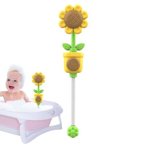 Badeduschkopf-Spielzeug, Kleinkind-Badeduschkopf,Kindersprüher Blumenförmiger Duschkopf - Duschspielzeug für Vorschulkinder für Fantasie und Kreativität für Badewanne, Badeeimer von Generisch