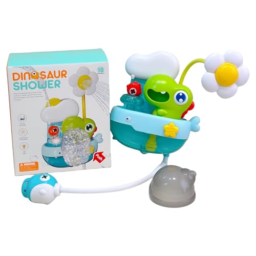 Badewannenbrause Für Baby | Dinosaurier Spielzeug für Kinder in der Badewanne | Tragbarer Brausekopf Mit Spielspaß Für Zuhause Reise Pool Badewannenbrause Für Baby | Dinosaurier Spielzeug für Kinder in der Badewanne | Tragbarer Brausekopf Mit Spielspaß Für Zuhause Reise Pool von Generisch