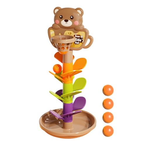Ball Drop - Cartoon Basketball Rotierendes Kugelspiel - Stapelspiel Lernspielzeug Für Kindergarten Kinder Mädchen Ball Drop - Cartoon Basketball Rotierendes Kugelspiel - Stapelspiel Lernspielzeug Für Kindergarten Kinder Mädchen von Generisch