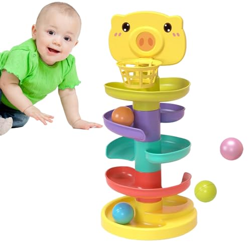 Ball-Drop-Spielzeug, Ball-Drop-Turm - Orbital-Kugelturm-Spielzeug | Buntes, langlebiges, schönes, lustiges Neuheits-Ball-Drop-Tower-Logikspiel, STEM-Pädagogisches Geschenk für Kinder von Generisch