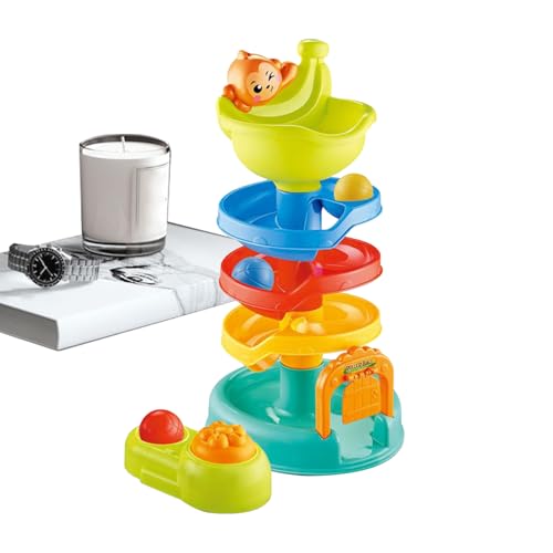 Ball Drop Toy Set, Pädagogisches Kinder Ball Turm Spielzeug, Babyspielzeug Aktivität Stapelspiel ab 18 Monaten Ball Drop Toy Set, Pädagogisches Kinder Ball Turm Spielzeug, Babyspielzeug Aktivität Stapelspiel ab 18 Monaten von Generisch