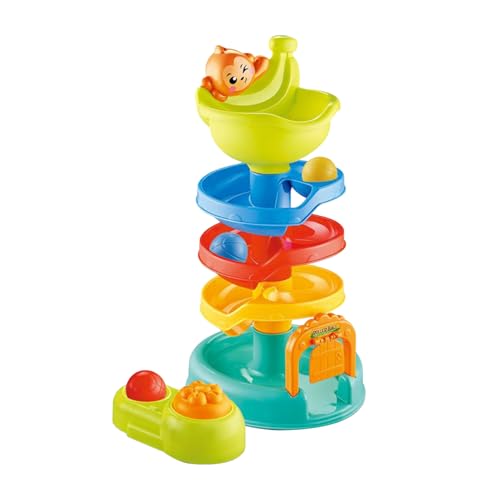Ball Drop Toy Set - Pädagogisches Kinder Ball Turm Spielzeug,Babyspielzeug Aktivität Stapelspiel ab 18 Monaten Ball Drop Toy Set - Pädagogisches Kinder Ball Turm Spielzeug,Babyspielzeug Aktivität Stapelspiel ab 18 Monaten von Generisch
