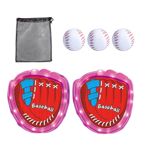 Ballspiel werfen und fangen, Sportspielset werfen und fangen,Sticky-Ball-Wurfspielset | Mehrzweck-Baseball-Trainingsspielzeug für Campingausflüge, Karneval im Freien, Familientreffen, Geburtstagsfeier von Generisch