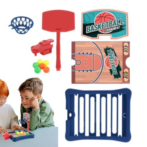 Basketball-Schreibtischspiele, Tisch-Arcade-Basketballspiel | Basketballkorb-Set, pädagogisches Tischspiel | Interaktive Familienspiele, Partygeschenke, Klassenzimmerpreise für Spielesportliebhaber, , von Generisch