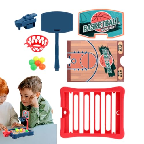 Basketball-Schreibtischspiele, Tisch-Arcade-Basketballspiel | Pädagogische Tisch-Finger-Basketball-Spielzeuge,Kompetenzentwicklung, Familienspiele, perfekte Partygeschenke und Klassenzimmerpreise von Generisch