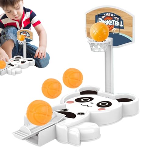 Basketballkorb-Fingerspiel, Tisch-Basketballspielzeug,Cartoon-Basketballspiel-Spielzeug | Lustiges Sport-Neuheitsspielzeug, Desktop-Tisch-Basketballspielset, Basketball-Katapult in den Korb für Kinder von Generisch