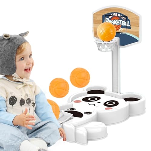 Basketballkorb-Fingerspiel, Tisch-Basketballspielzeug - Cartoon-Basketball-Desktop-Spiel,Desktop-Tisch-Basketballspiel-Set, Katapult-Basketballspiel, Schreibtischspiele für Kinder und Erwachsene von Generisch