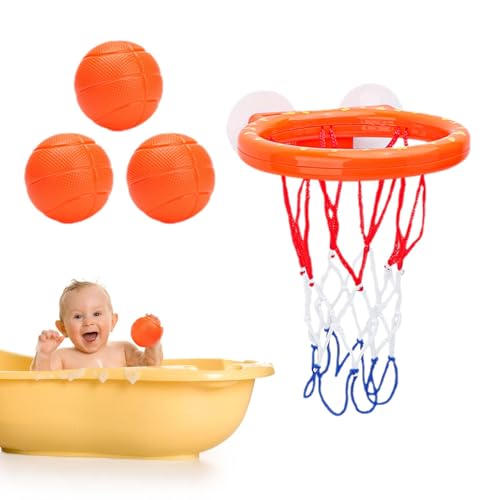 Basketballkorb Für Kinder - Badezimmer Basketballkorb | Schießspiel In Der Badewanne & Lustiger Basketballkorb Für | 4 Stück Basketballkorb Badezimmer, Basketballkorb Set Für Wohnzimmer, Bad von Generisch