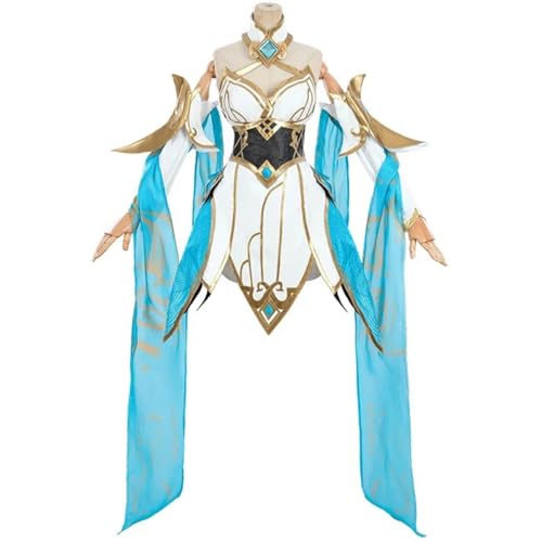 Beeindrucken Sie die Menge mit dem authentischen LOL Immortal Journey Irelia Cosplay-Kostüm für Cosplay-Enthusiasten,S,Green von Generisch