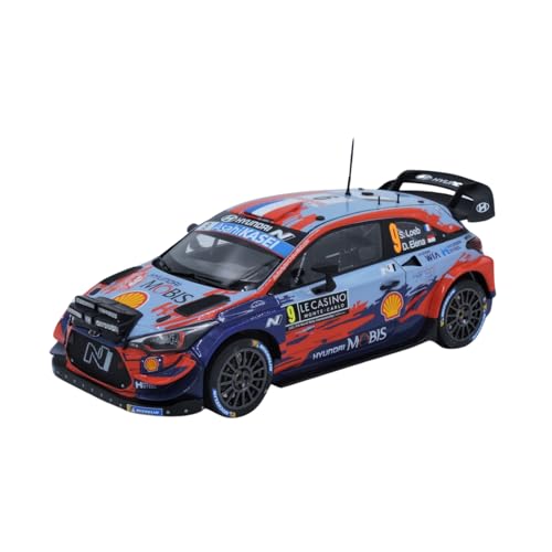 Belkits im Maßstab 1:24 Kompatibel mit Hyundai i20 Coupe WRC Rallye-Auto-Modellbausatz, 133 Teile, Schwierigkeitsgrad 4 von Generisch