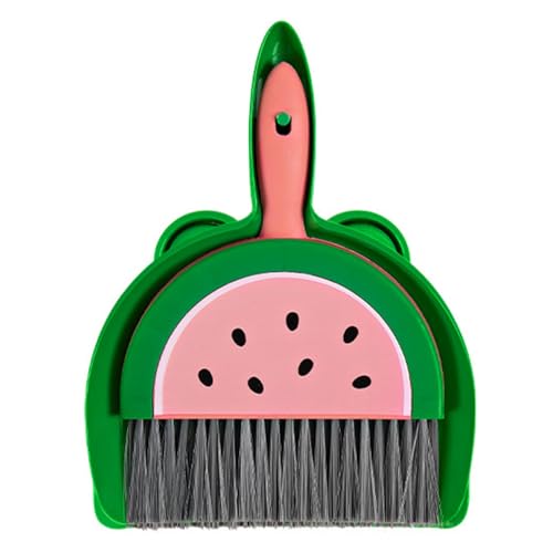 Besen Dustpan - Fruit Little Housekeeping Helper Set | Kurzes Besenstaub-Set | Cartoon Little Housekeeping Helper Set | Tragbare Whik Kleine Schwämme Set Für Kinder Erwachsene von Generisch