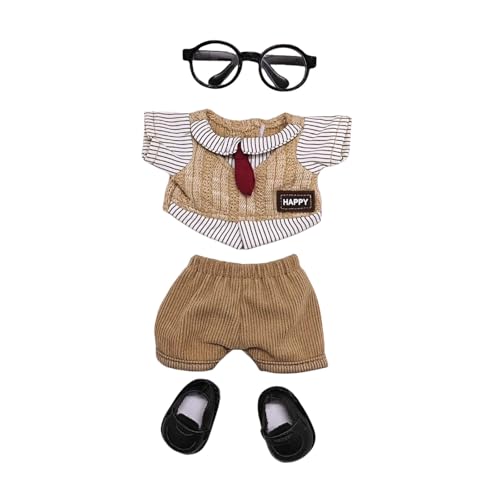 Bett Puppenbett Puppenkleidungs-Ersatz-Outfit-Set im britischen Stil, modisches Stoffkostüm für Kinder ab 3 Jahren Sammler, perfekt zum Anziehen Spielen für 15-17 cm große Puppenkleidung 43 (B, 10cm) Bett Puppenbett Puppenkleidungs-Ersatz-Outfit-Set im britischen Stil, modisches Stoffkostüm für Kinder ab 3 Jahren Sammler, perfekt zum Anziehen Spielen für 15-17 cm große Puppenkleidung 43 (B, 10cm) von Generisch