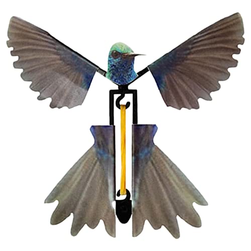 Bird Flying Toy - Wind -up -Kolibri, farbenfrohe Simulationsdesign | Interaktiver Fluchtspielzeug im Freien im Freien, magische Flattern Flügel Vogel, lustige von Natur inspirierte Spielzeug, aufregen von Generisch