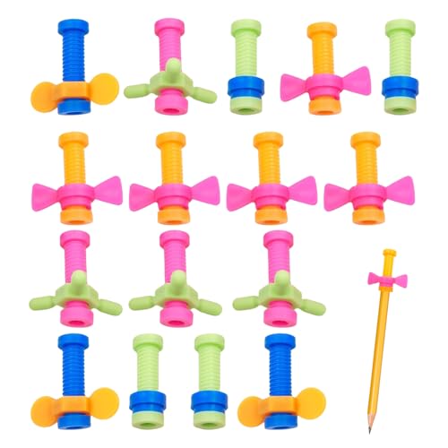 Bleistiftaufsätze Spielzeug - Kleines Sinnesfidget Bleistiftspiel Für Kinder | Leichtes Tool Zur Entspannung Und Stressabbau Zum Spielen Für Groß Und Klein Bleistiftaufsätze Spielzeug - Kleines Sinnesfidget Bleistiftspiel Für Kinder | Leichtes Tool Zur Entspannung Und Stressabbau Zum Spielen Für Groß Und Klein von Generisch