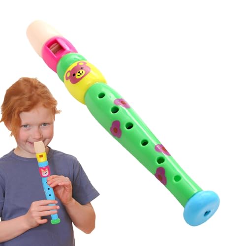 Blockflöte für Kinder, Flöteninstrument | Piccolo-Flöte Musik-Sound-Spielzeug,Piccolo Flöte Musik Sound Spielzeug Kinder Früherziehung Musik Sound Spielzeug Bunte Piccolo Flöte für Kinder von Generisch