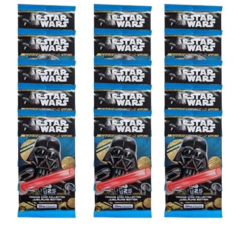 Blue Ocean Star Wars Trading Cards Serie 5 “25 Jahre SW“(Deutsche Version) – 15x Booster je 6X Sammelkarten von Generisch