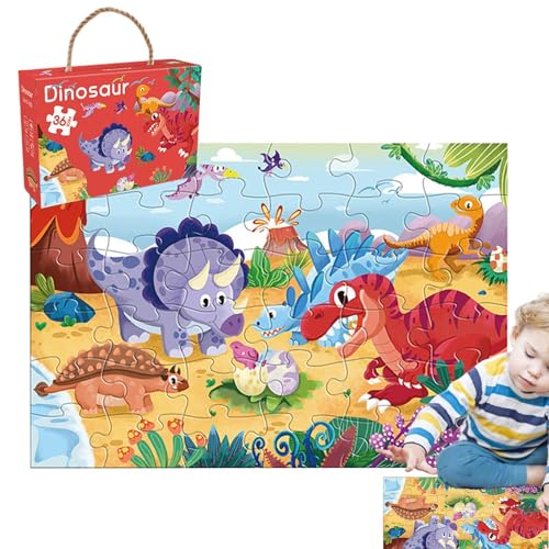 Bodenpuzzle für Mädchen, Meerestiere-Puzzle, 36-teiliges lustiges Bodenpuzzle für Kinder, Vorschulpädagogische Puzzles, Spielzeug für Kinder, Mädchen, Kleinkinder für Zuhause, Schule, Outdoor von Generisch