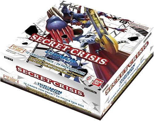 Box Digimon Card Game BT-17 Secret Crisis auf Englisch 24 Beutel von Generisch