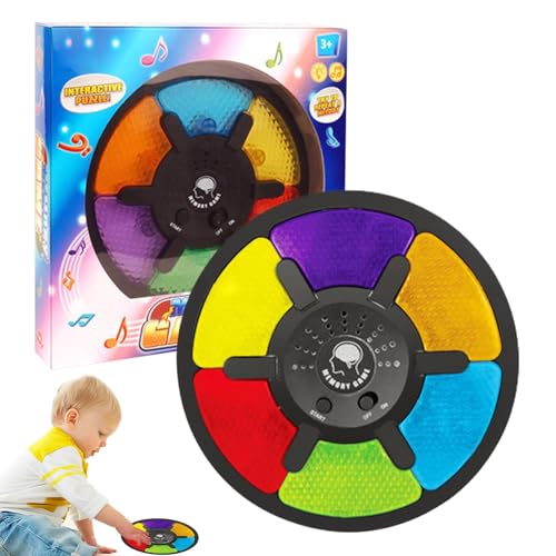 Brain Reminiscence Game, Electronic Light Up Base, Sound & Light Interactive Game, Classic Color Board Contest, Recollection Boosting Toy for Kids, Ideal Birthday Present von Generisch