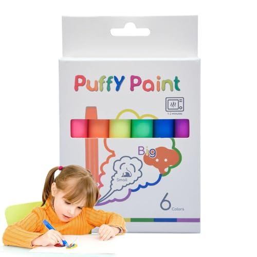 Bubble Pens - 6 Stück Zeichenstift Für Kleine Kinder, Malstifte, Hitzeaktivierte Stifte Für Mädchen, Palome-Malfarbe Zum Ausmalen Bubble Pens - 6 Stück Zeichenstift Für Kleine Kinder, Malstifte, Hitzeaktivierte Stifte Für Mädchen, Palome-Malfarbe Zum Ausmalen von Generisch