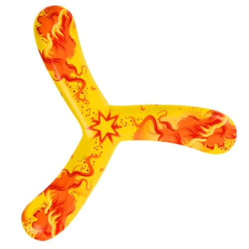 Bumerangs, Fly Back Bumerangs Für Kinder Und Erwachsene, Bumerangs Für Teenager Erwachsene, Gelb/Rot/Blau, PU-Material, Leicht Zu -Erlernen, Freizeitspielzeug Im Freien von Generisch