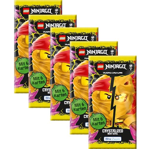 LEGO Ninjago Serie 8 NEXT LEVEL Trading Cards - 5 Booster von Generisch