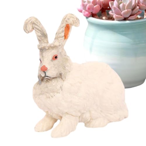 Bunny Cake, Bunny Figurine | Realistische Bunny Cupcake s süße Party -Gefälligkeiten,Home Desk Dekorationen, Bildungsspielzeug für Kinderbücher, Schreibtische und Zimmer für Kinderbücher, Schreibtisc von Generisch