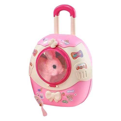 Bunny Toy, Hasenspielzeug für Kinder | Rucksack realistisches Hasenspielzeug - Plüsch Kaninchen Elektronische Walking Animal Doll mit Klängen für Kinder Kinder Mädchen von Generisch