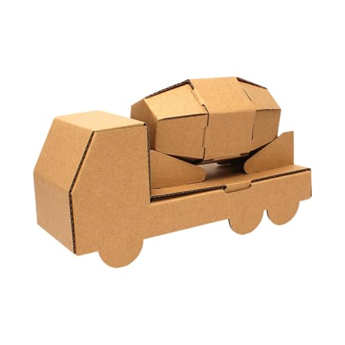 Cardboard House for Kids, Handmade Cardboard Model, Painting House Cardboard, D IY Parent-Child Interactive Paper House Toy Graffiti Tank Christmas House Paint von Generisch