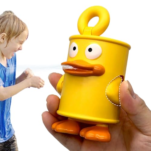 Cartoon-Wassersauger-Spielzeug, Wasserspritzer-Spielzeug 120 ml entenförmiger Wasserauffangbehälter für Kinder, interaktives Spielzeug Kinder-Badezeit-Wasserspielzeug für Kinder im Alter von 4–6 J von Generisch