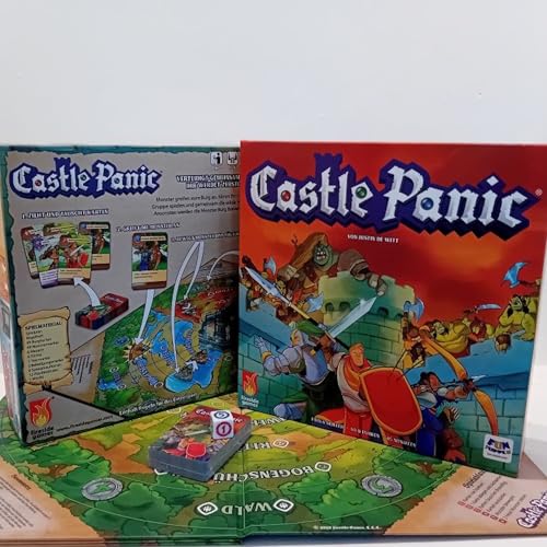 Castle Panic - Kooperatives Brettspiel | Verteidige die Burg gegen Monsterangriffe | Strategie & Zusammenarbeit | 1-6 Spieler | Ab 8 Jahren | Deutsche Ausgabe von Generisch