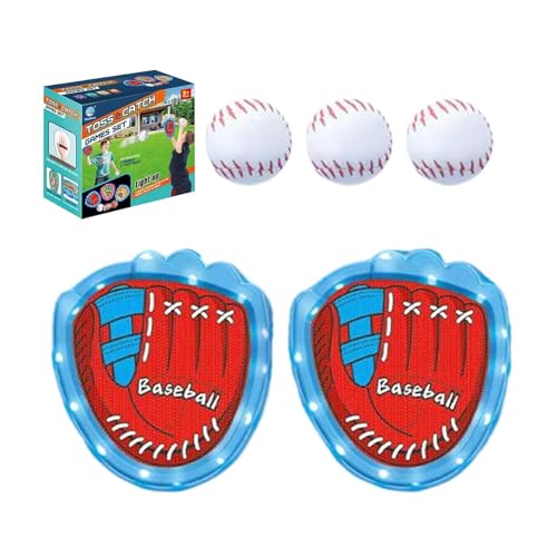 Catch Ball Game Set, Ball Catch Paddle Game, Toss And Catch Ball Game, Outdoor Toss Ball Sport Game, Paddle Ball Game for Kids And Adults, Interactive Outdoor Game Set, Toss Ball Game for Parties von Generisch