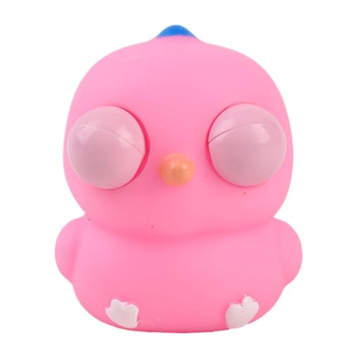 Chick Squeeze Spielzeug, Chick Squeeze Out Eyes Toys,Hühner -Cartoon -Squeeze -Spielzeug | Soft Stretch Ball Stress Relief Lustige Zappelgeräte für Erwachsene und Geburtstag von Generisch