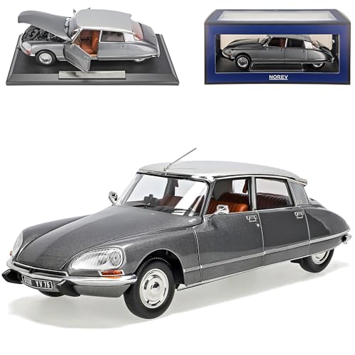 Citroen DS23 Pallas Limousine Grau Metallic mit Dach in Silber 1972-1975 Limitiert auf 400 Stück Weltweit 1/18 Norev Modell Auto Citroen DS23 Pallas Limousine Grau Metallic mit Dach in Silber 1972-1975 Limitiert auf 400 Stück Weltweit 1/18 Norev Modell Auto von Generisch