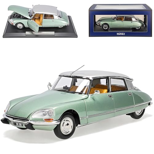 Citroen DS23 Pallas Limousine Grün Metallic mit Dach in Silber 1972-1975 Limitiert auf 400 Stück Weltweit 1/18 Norev Modell Auto Citroen DS23 Pallas Limousine Grün Metallic mit Dach in Silber 1972-1975 Limitiert auf 400 Stück Weltweit 1/18 Norev Modell Auto von Generisch