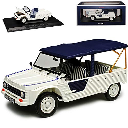 Citroen Mehari Weiss mit Blau 1968-1987 1/18 Norev Modell Auto Citroen Mehari Weiss mit Blau 1968-1987 1/18 Norev Modell Auto von Generisch